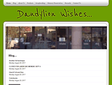 Tablet Screenshot of dandylionwishes.com